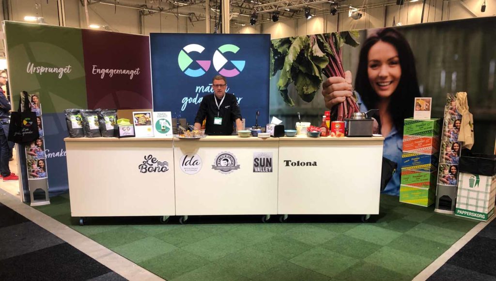 GG Handels monter på Fastfood & Café mässa 2019