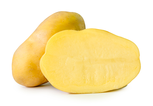 Potatis i genomskärning
